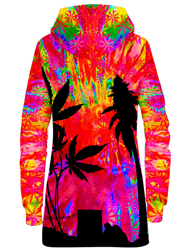 Miami Trees Hoodie Dress