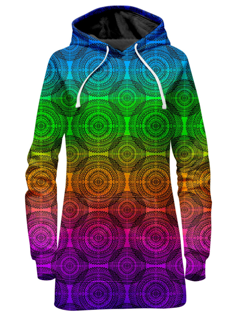 Noctum X Truth - Rainbow Mandala Hoodie Dress