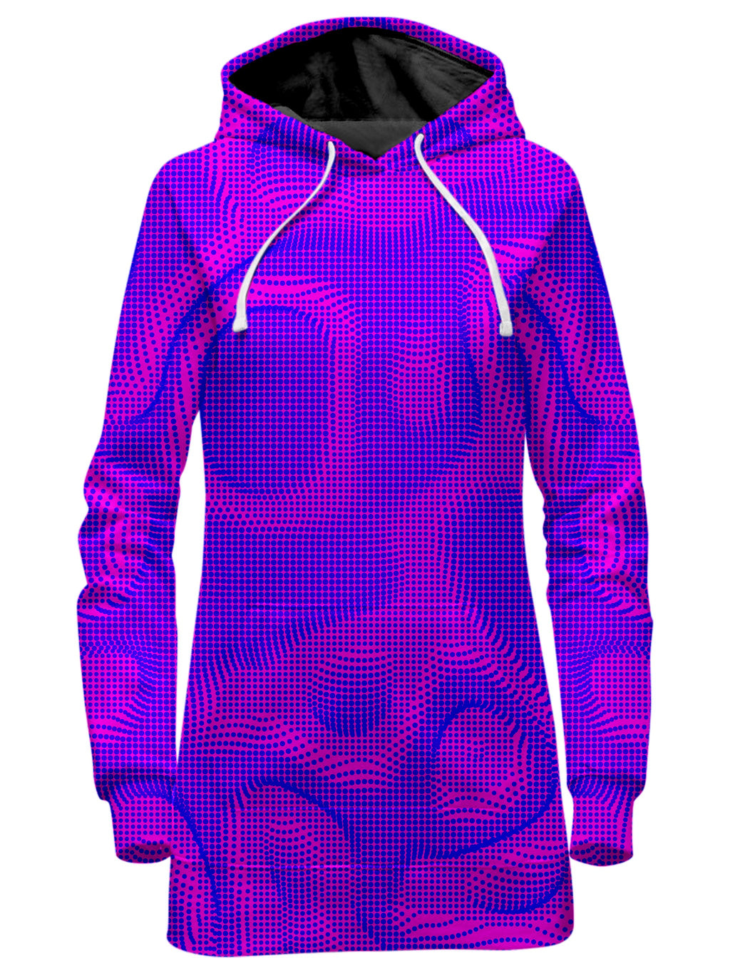 Wild Berry Halftone Hoodie Dress Noctum X Truth Epic Hoodie