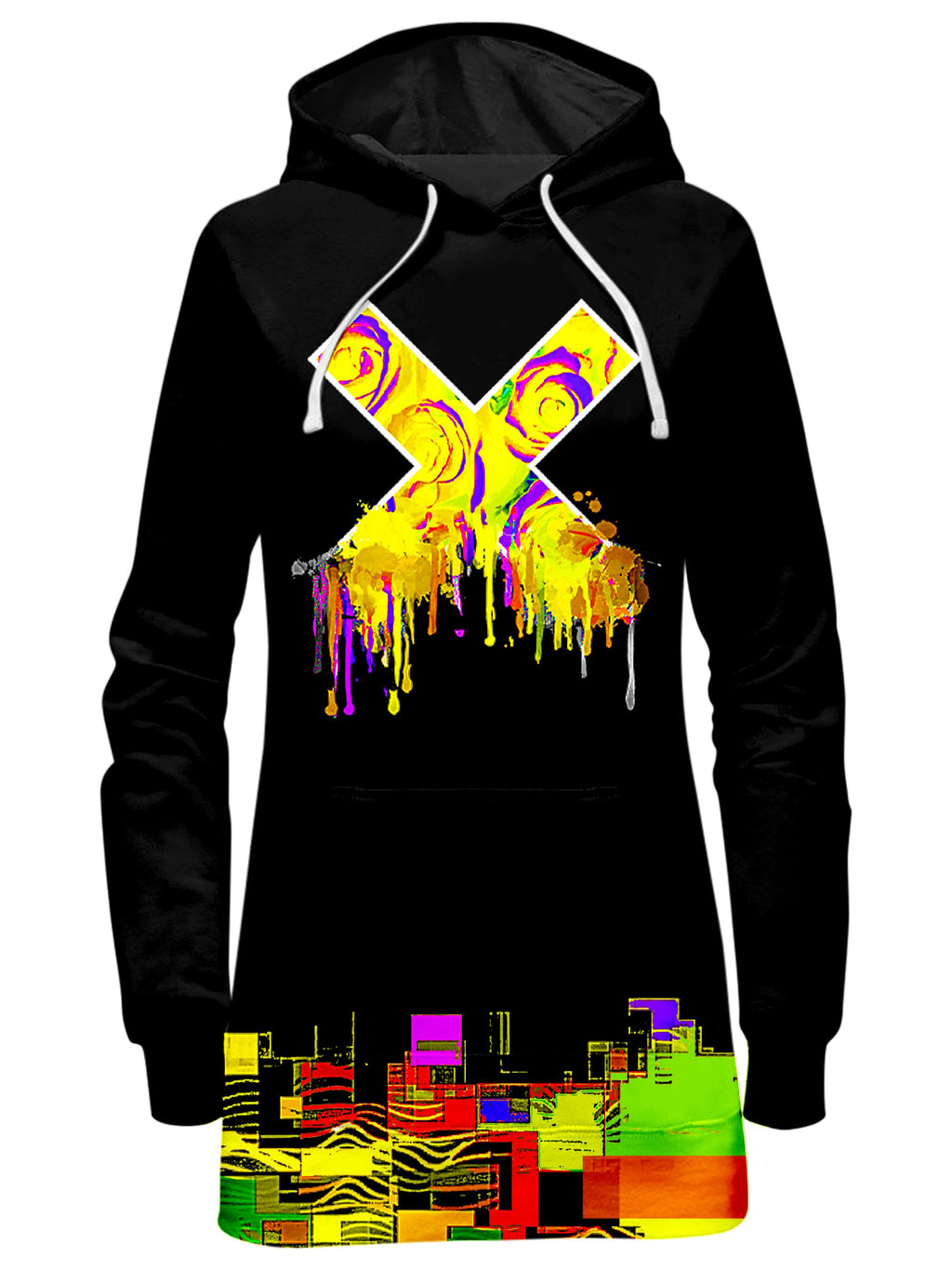 X and Roses Hoodie Dress Noctum X Truth Epic Hoodie