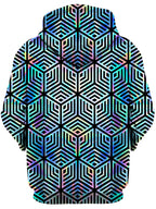 Holographic Hexagon Unisex Hoodie Noctum X Truth Epic Hoodie