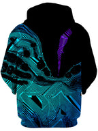 Primordial Flow Purple Unisex Hoodie Noctum X Truth Epic Hoodie