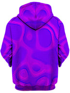 Wild Berry Halftone Unisex Zip-Up Hoodie Noctum X Truth Epic Hoodie