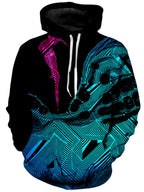 Primordial Flow Pink Unisex Hoodie Noctum X Truth Epic Hoodie