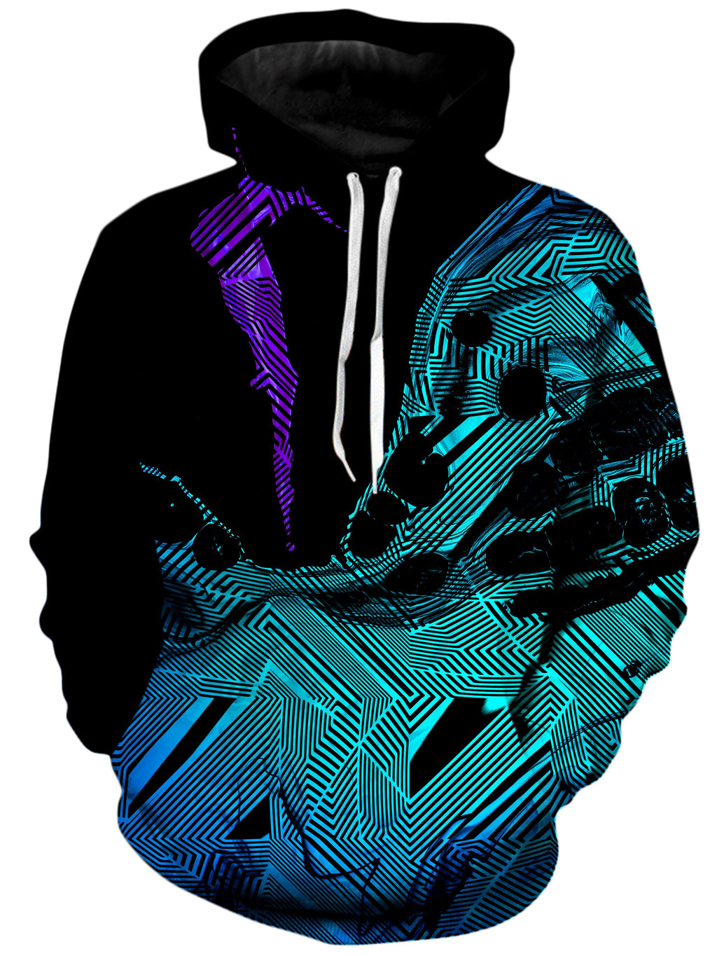 Primordial Flow Purple Unisex Hoodie Noctum X Truth Epic Hoodie