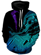 Primordial Flow Purple Unisex Hoodie Noctum X Truth Epic Hoodie