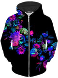 Darkest Bloom Unisex Zip-Up Hoodie Noctum X Truth Epic Hoodie