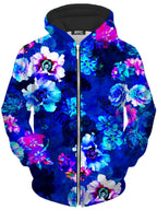 Enchanted Flora Unisex Zip-Up Hoodie Noctum X Truth Epic Hoodie
