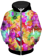Pure Bliss Unisex Zip-Up Hoodie Noctum X Truth Epic Hoodie