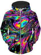 Rainbow Magma Unisex Zip-Up Hoodie Noctum X Truth Epic Hoodie