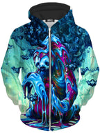 Toxic Sloth Unisex Zip-Up Hoodie Noctum X Truth Epic Hoodie