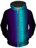 Ascension Cool Colors Unisex Zip-Up Hoodie Noctum X Truth Epic Hoodie