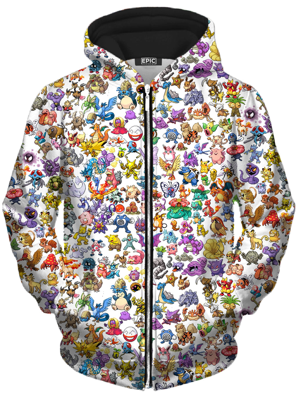 Catch Em All Unisex Zip-Up Hoodie Noctum X Truth Epic Hoodie