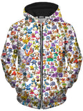 Catch Em All Unisex Zip-Up Hoodie Noctum X Truth Epic Hoodie
