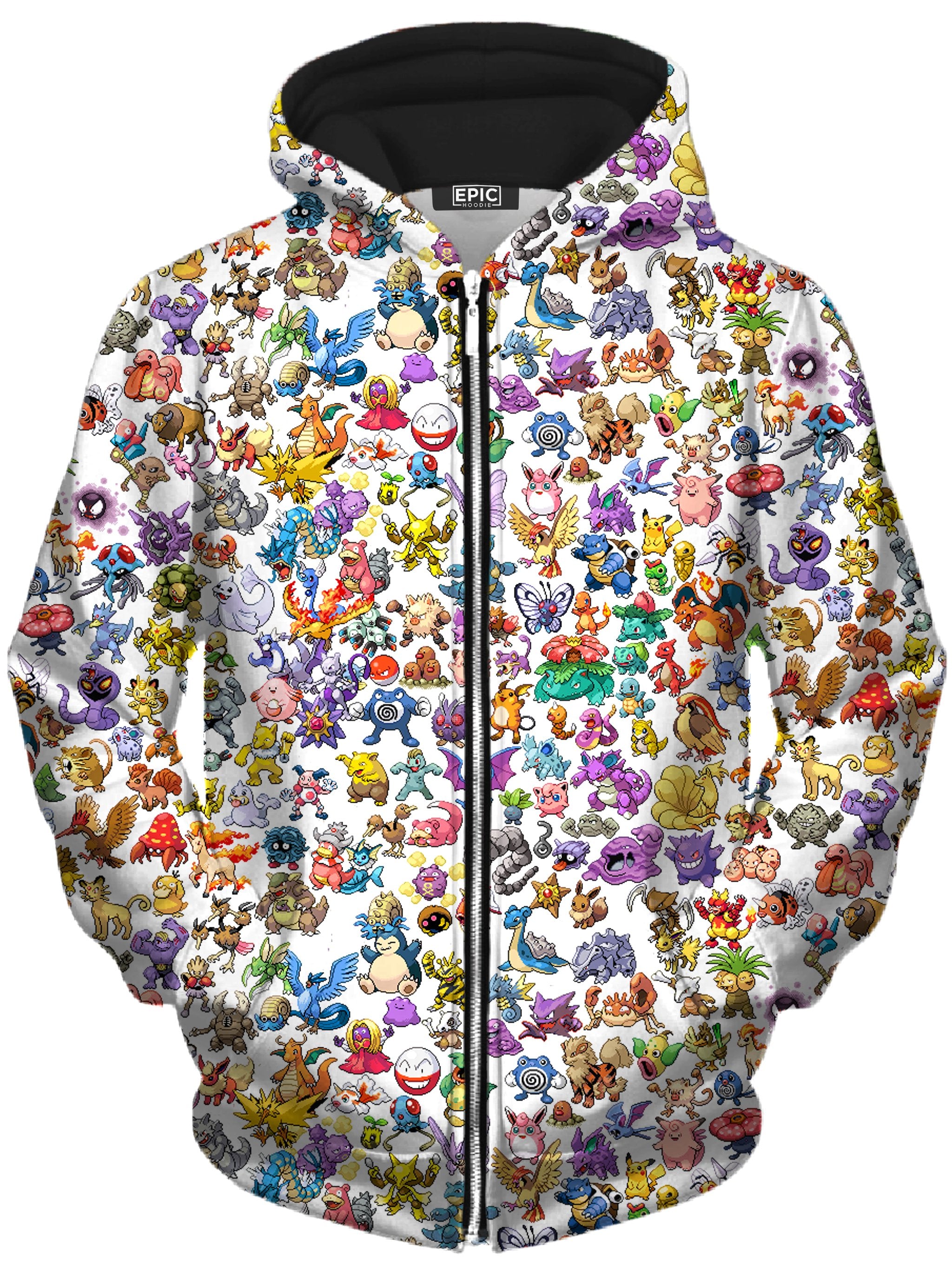 Catch Em All Unisex Zip-Up Hoodie Noctum X Truth Epic Hoodie