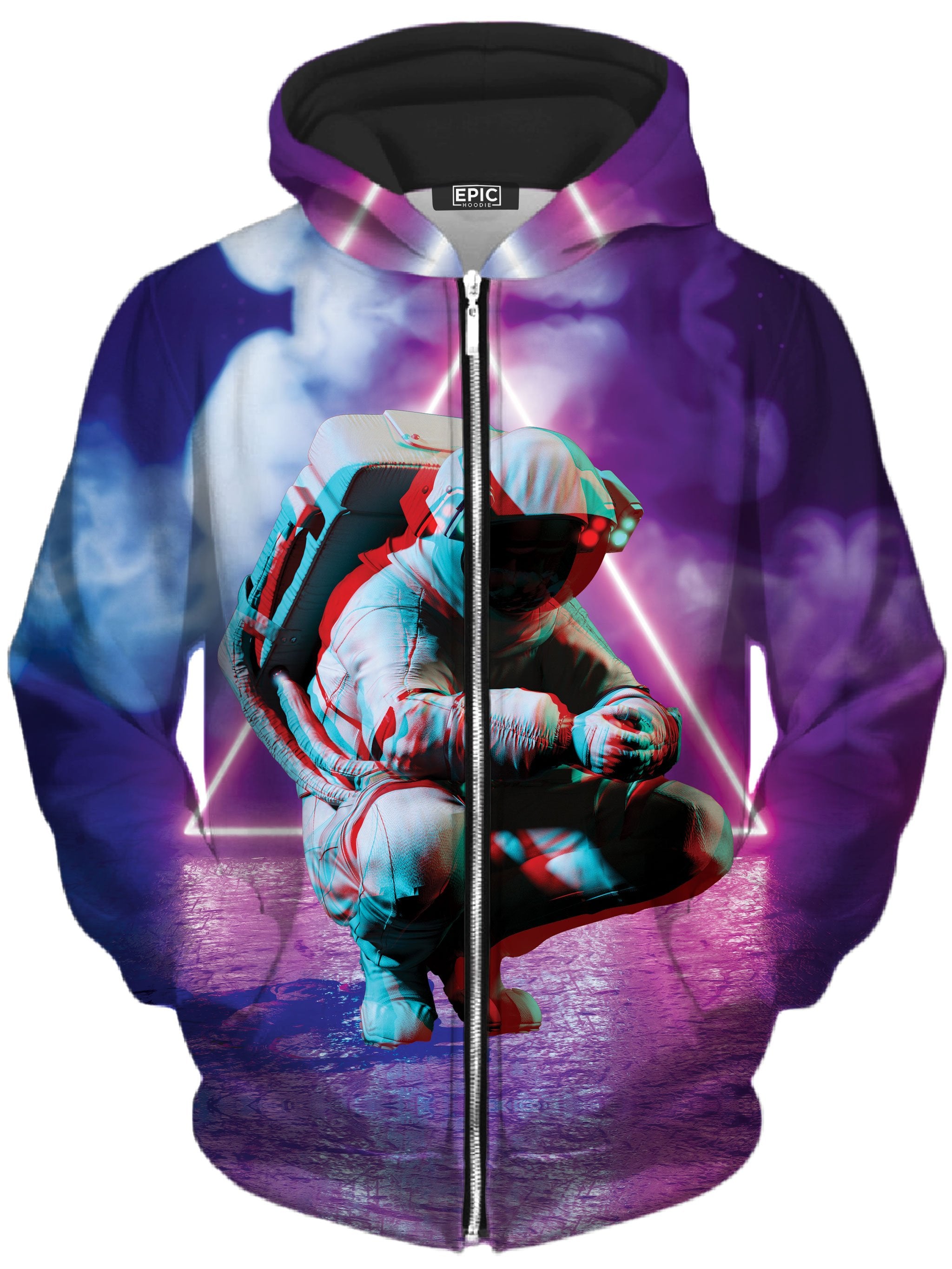 Space Boy Unisex Zip-Up Hoodie Noctum X Truth Epic Hoodie