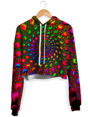 Psyclone Fleece Crop Hoodie