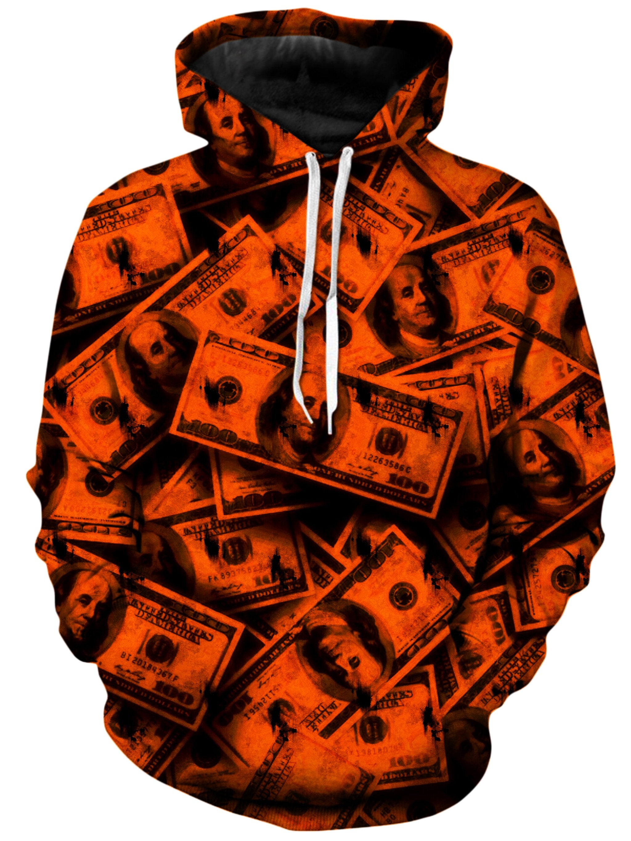 Orange Grunge Money Unisex Hoodie Big Tex Funkadelic Epic Hoodie