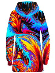 Phoenix Feather Hoodie Dress