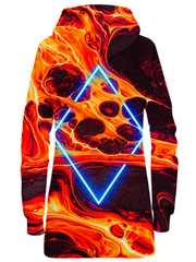 Portal Home Orange Hoodie Dress