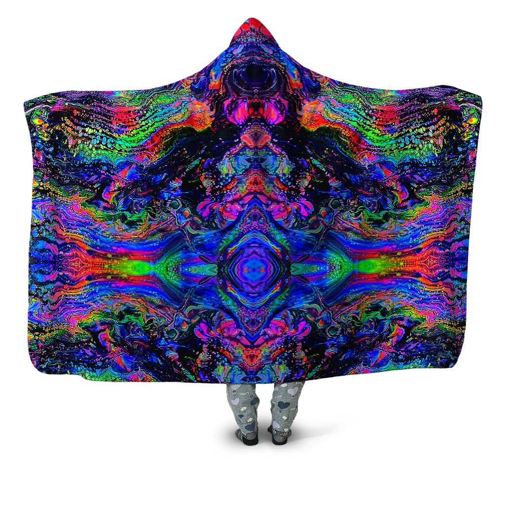 Galactic Drip Hooded Blanket Psychedelic Pourhouse Epic Hoodie