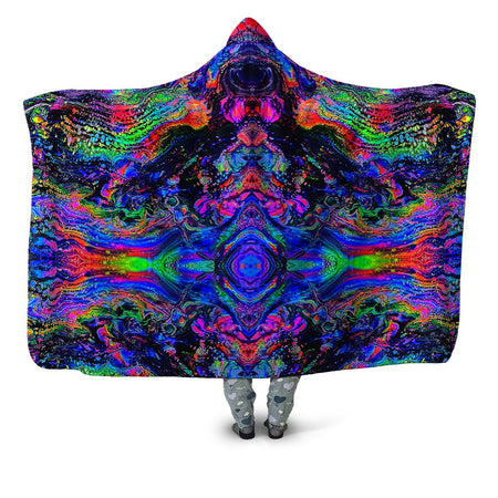 Psychedelic Pourhouse - Galactic Drip Hooded Blanket
