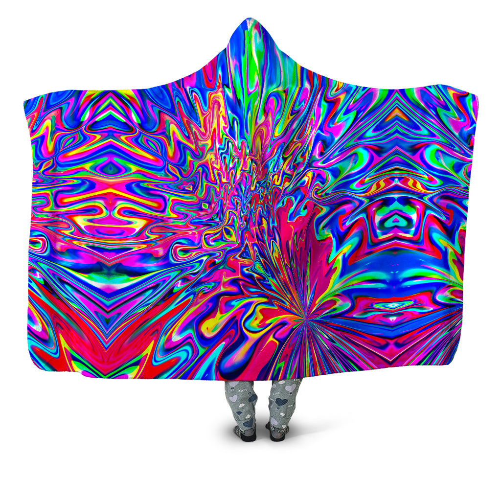 Sonic Blooming Hooded Blanket Psychedelic Pourhouse Epic Hoodie
