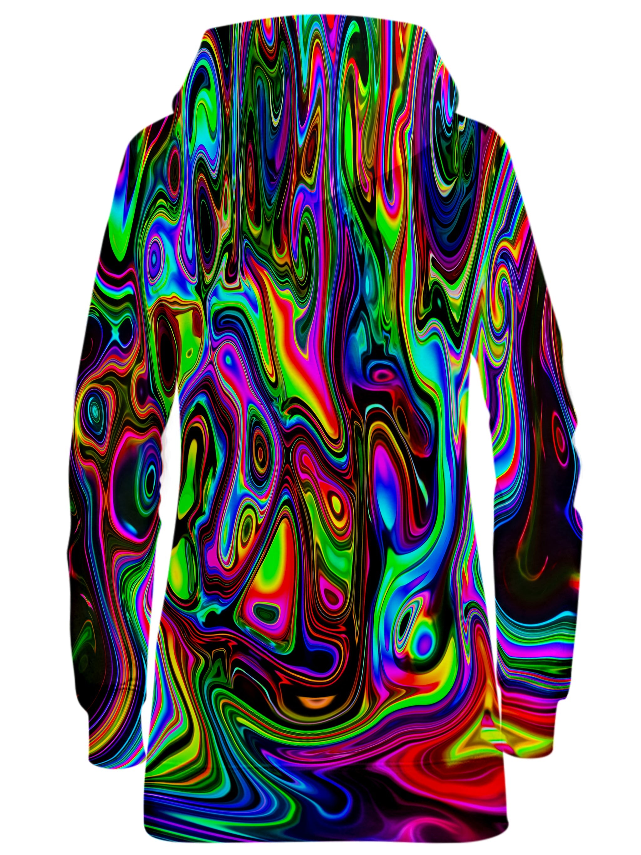 Acid Drop Hoodie Dress Psychedelic Pourhouse Epic Hoodie