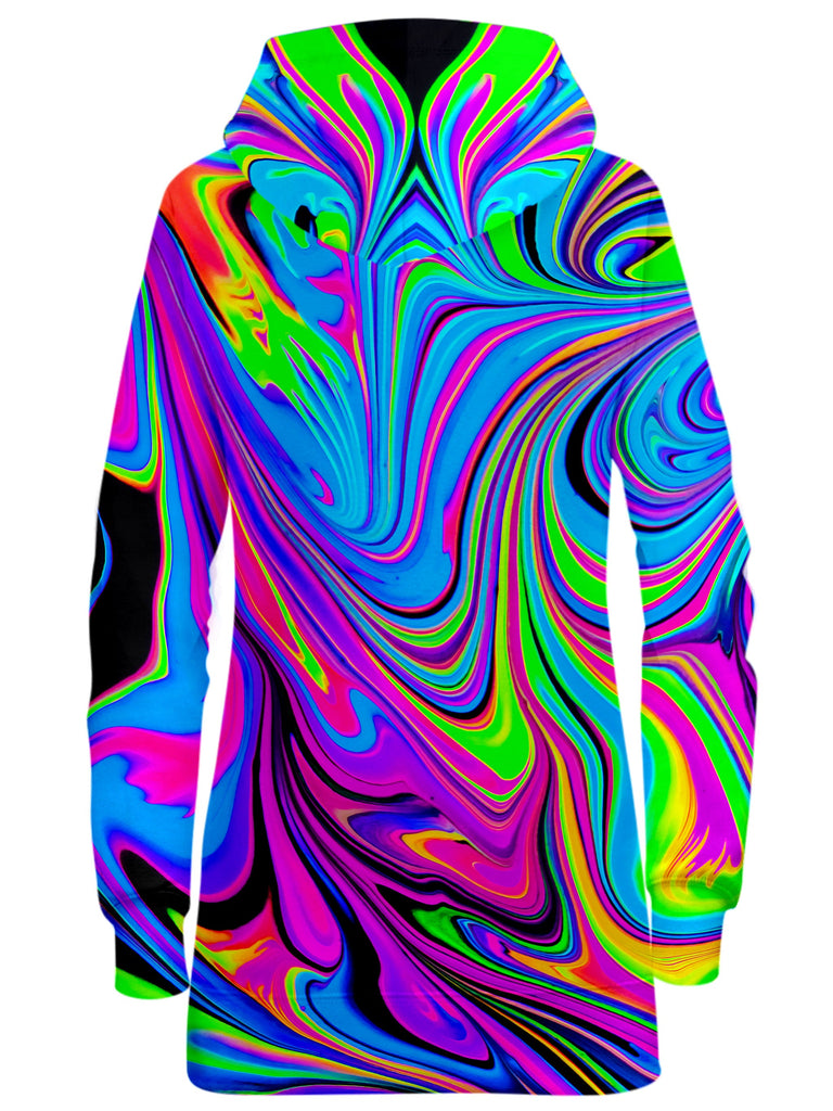 Cosmic Flow Hoodie Dress