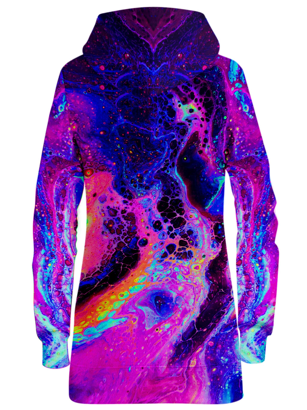 Psychedelic Radiation Hoodie Dress Psychedelic Pourhouse Epic Hoodie