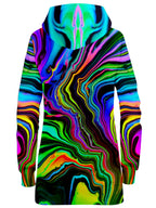 Rainbow Rift Hoodie Dress Psychedelic Pourhouse Epic Hoodie