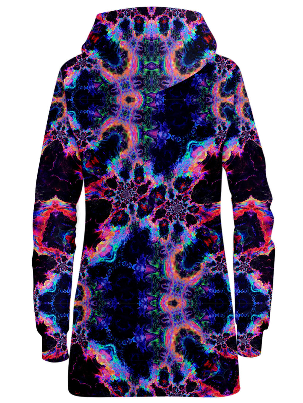 Trip Nebula Hoodie Dress Psychedelic Pourhouse Epic Hoodie