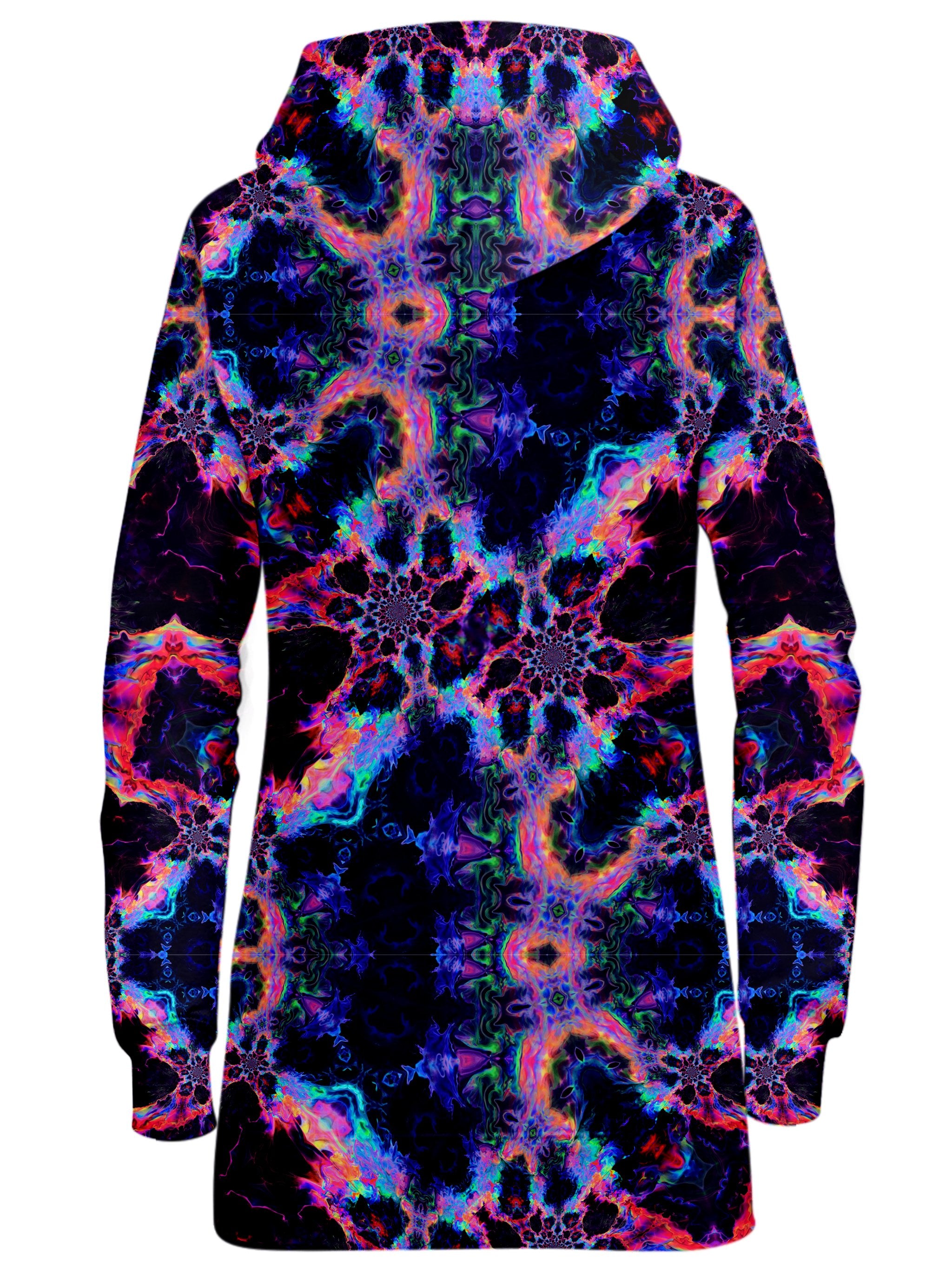Trip Nebula Hoodie Dress Psychedelic Pourhouse Epic Hoodie