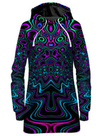 Fractal River Hoodie Dress Psychedelic Pourhouse Epic Hoodie