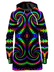 Fractaled Vision Hoodie Dress