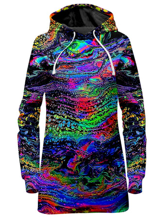 Psychedelic Pourhouse - Galactic Drip Hoodie Dress