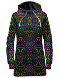 Kaleidoscope Flow Hoodie Dress Psychedelic Pourhouse Epic Hoodie