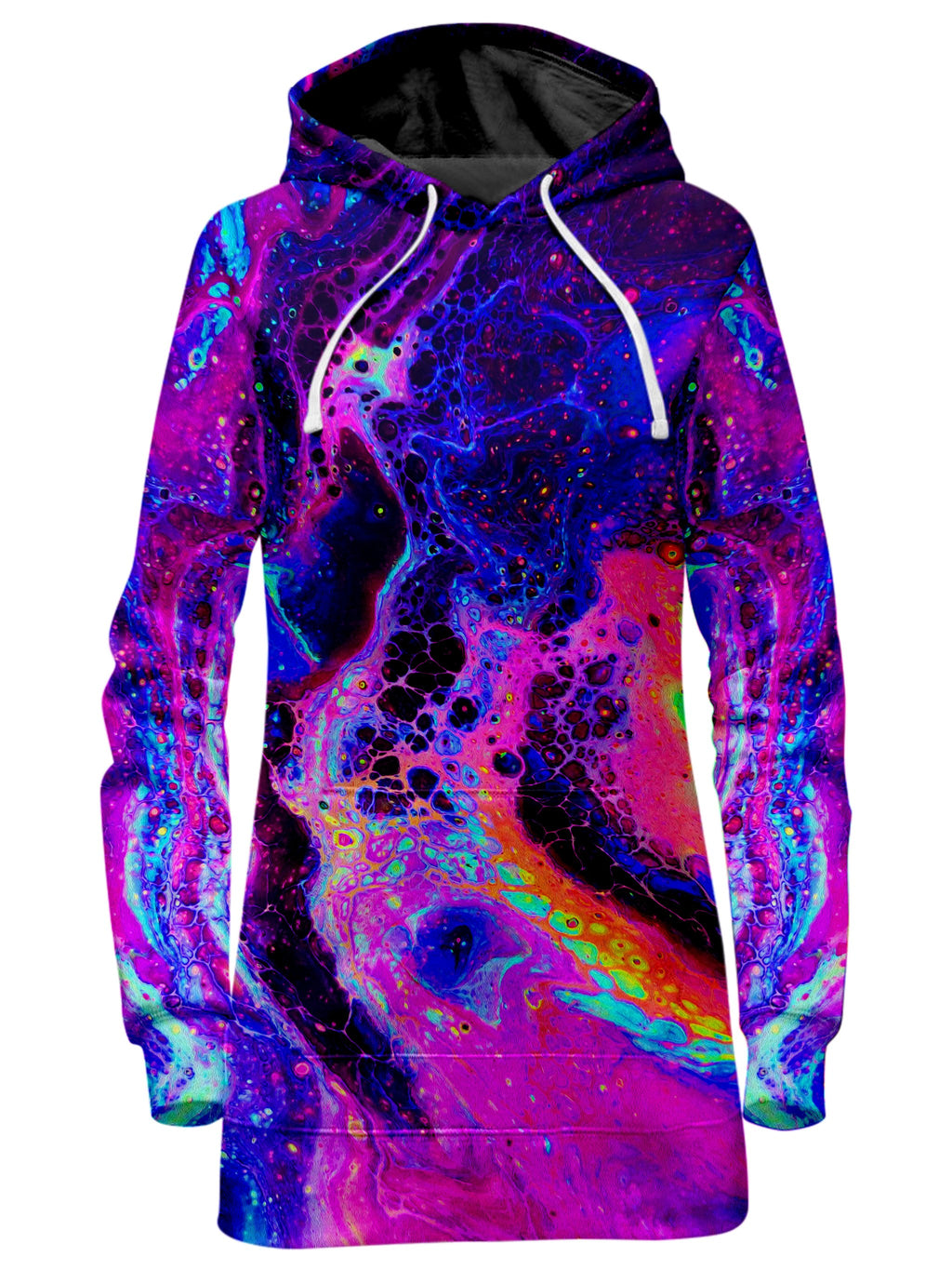 Psychedelic Radiation Hoodie Dress Psychedelic Pourhouse Epic Hoodie