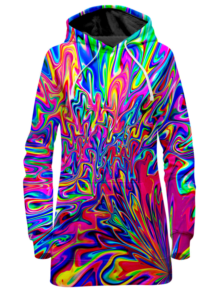 Psychedelic Pourhouse - Sonic Blooming Hoodie Dress