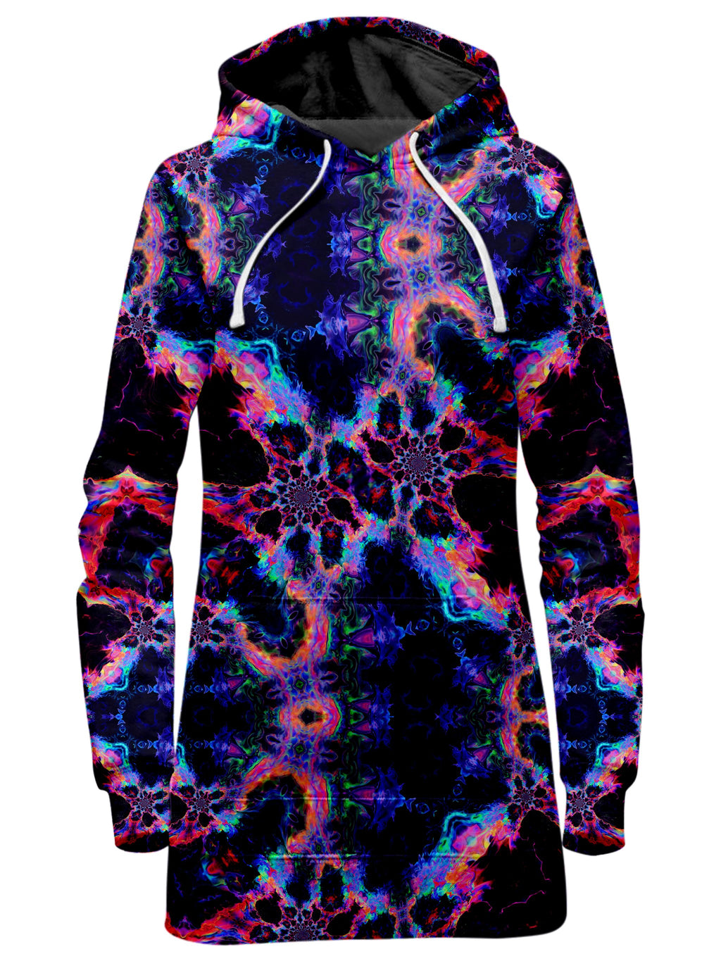 Trip Nebula Hoodie Dress Psychedelic Pourhouse Epic Hoodie