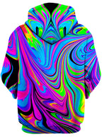 Cosmic Flow Unisex Zip-Up Hoodie Psychedelic Pourhouse Epic Hoodie
