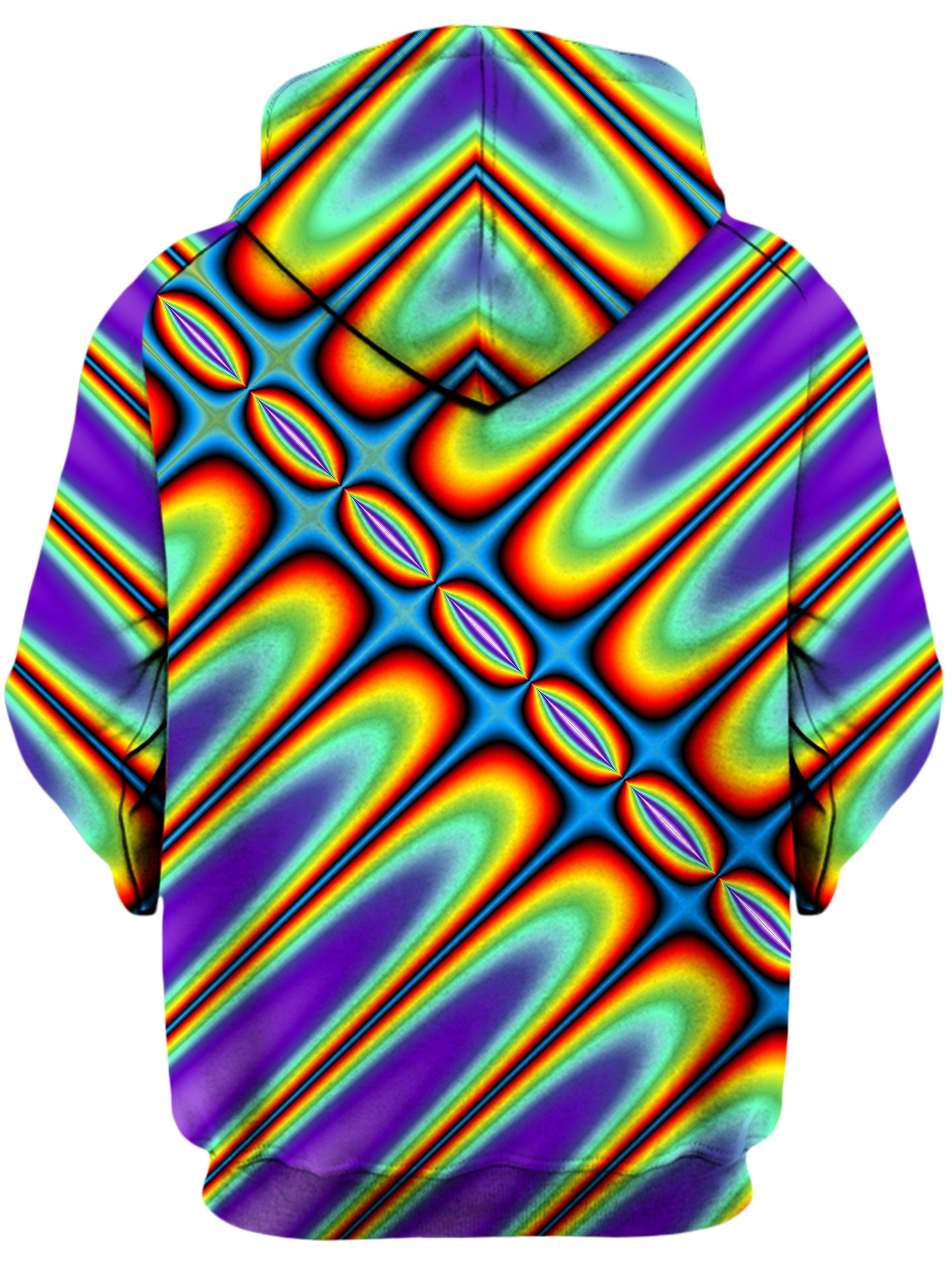 Fractal Groove Unisex Hoodie Psychedelic Pourhouse Epic Hoodie