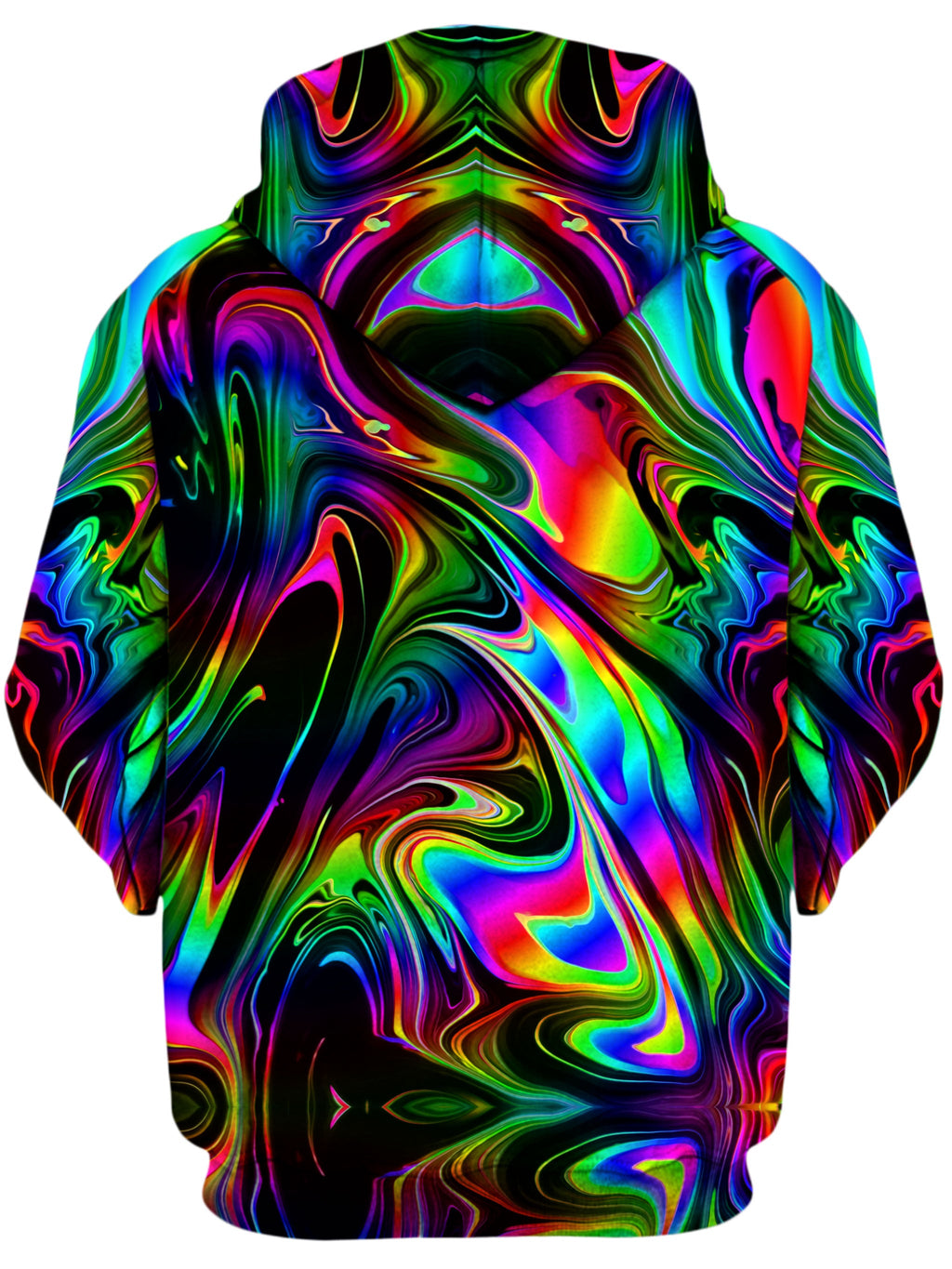 That Glow Flow Unisex Zip-Up Hoodie Psychedelic Pourhouse Epic Hoodie