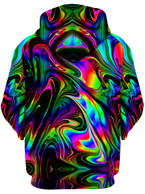 That Glow Flow Unisex Zip-Up Hoodie Psychedelic Pourhouse Epic Hoodie