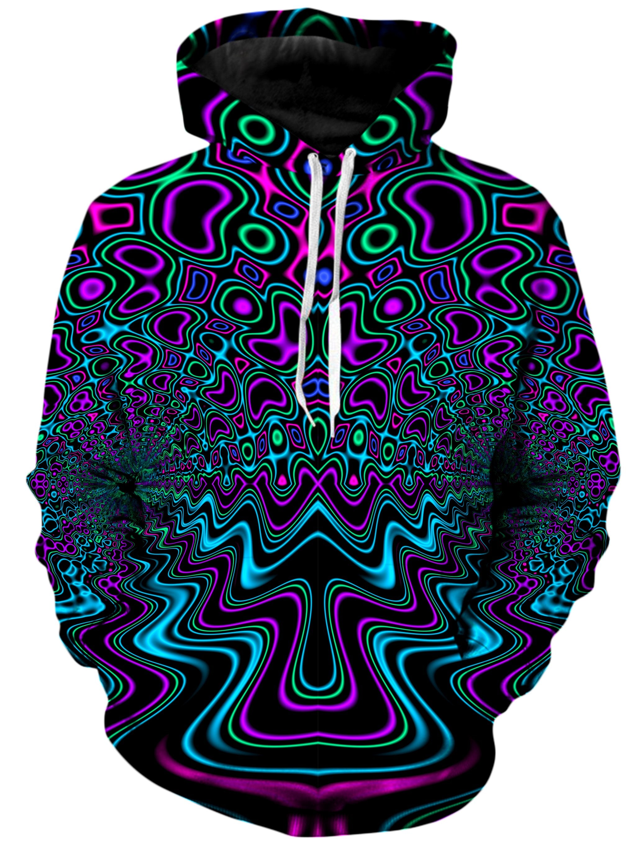 Fractal River Unisex Hoodie Psychedelic Pourhouse Epic Hoodie
