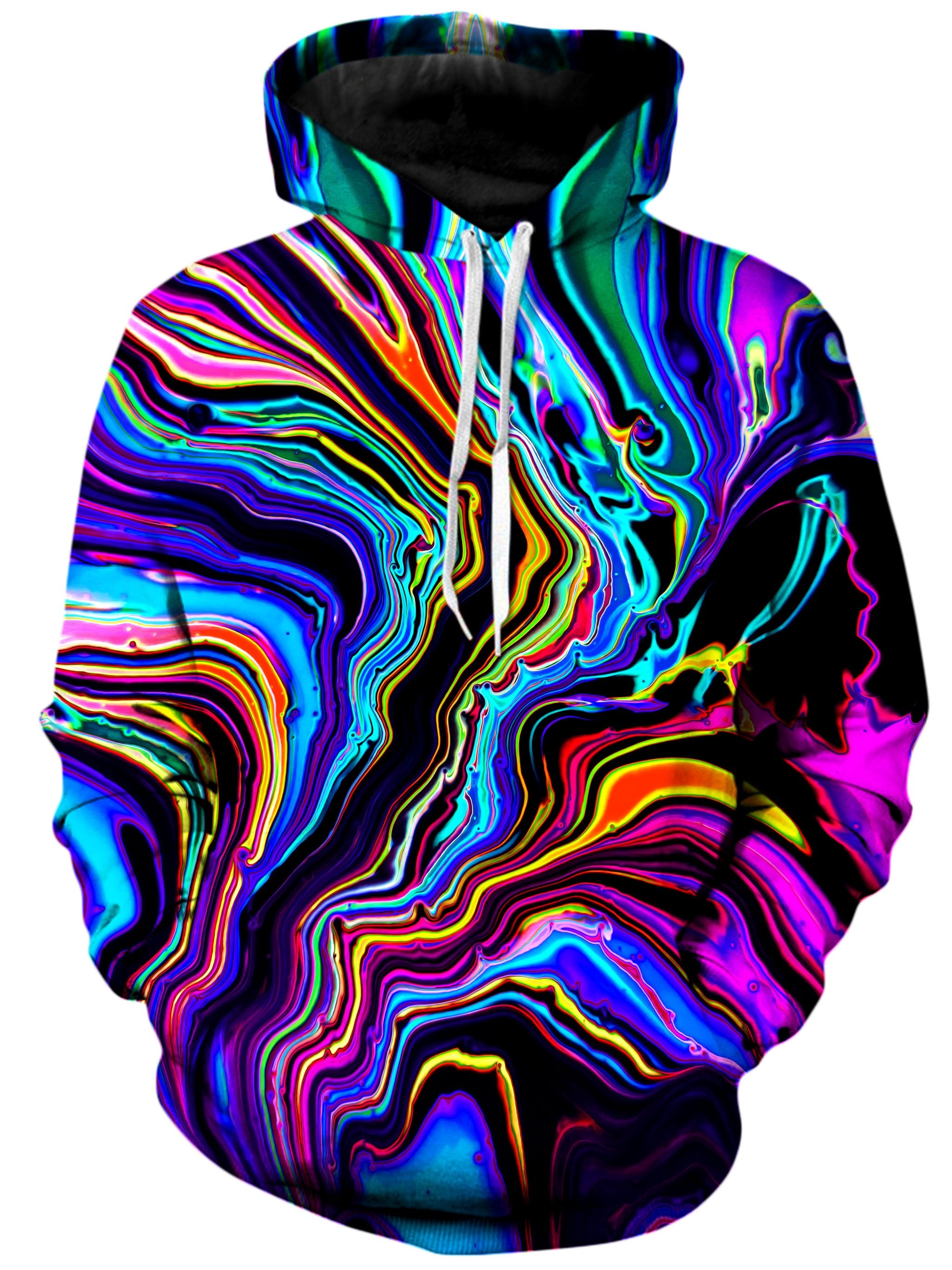 Neon Rift Unisex Hoodie Psychedelic Pourhouse Epic Hoodie
