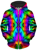 Reality Breakdown Unisex Zip-Up Hoodie Psychedelic Pourhouse Epic Hoodie