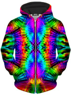 Reality Breakdown Unisex Zip-Up Hoodie Psychedelic Pourhouse Epic Hoodie