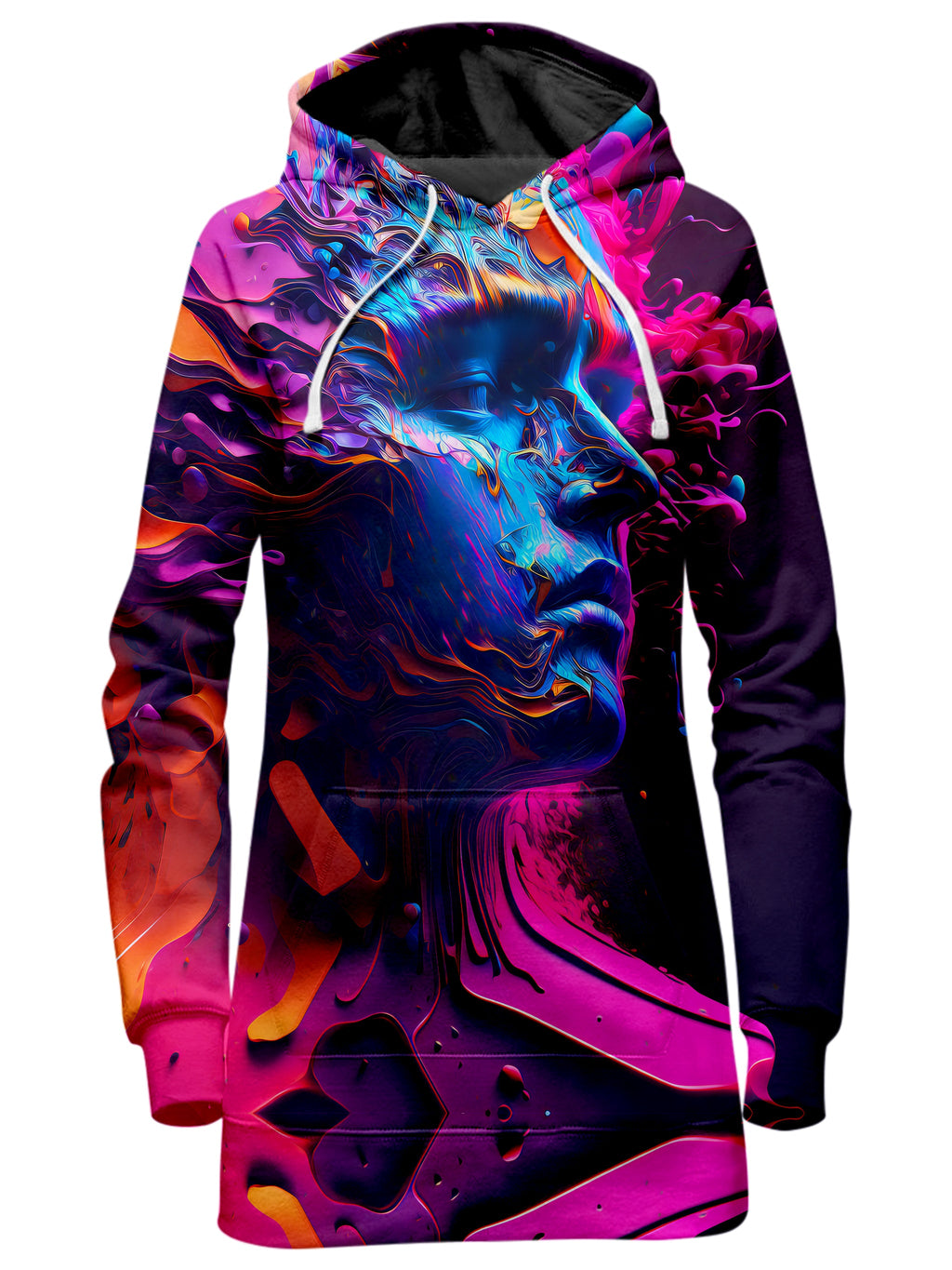 Hollow Existence Hoodie Dress Psychedelic Pourhouse Epic Hoodie