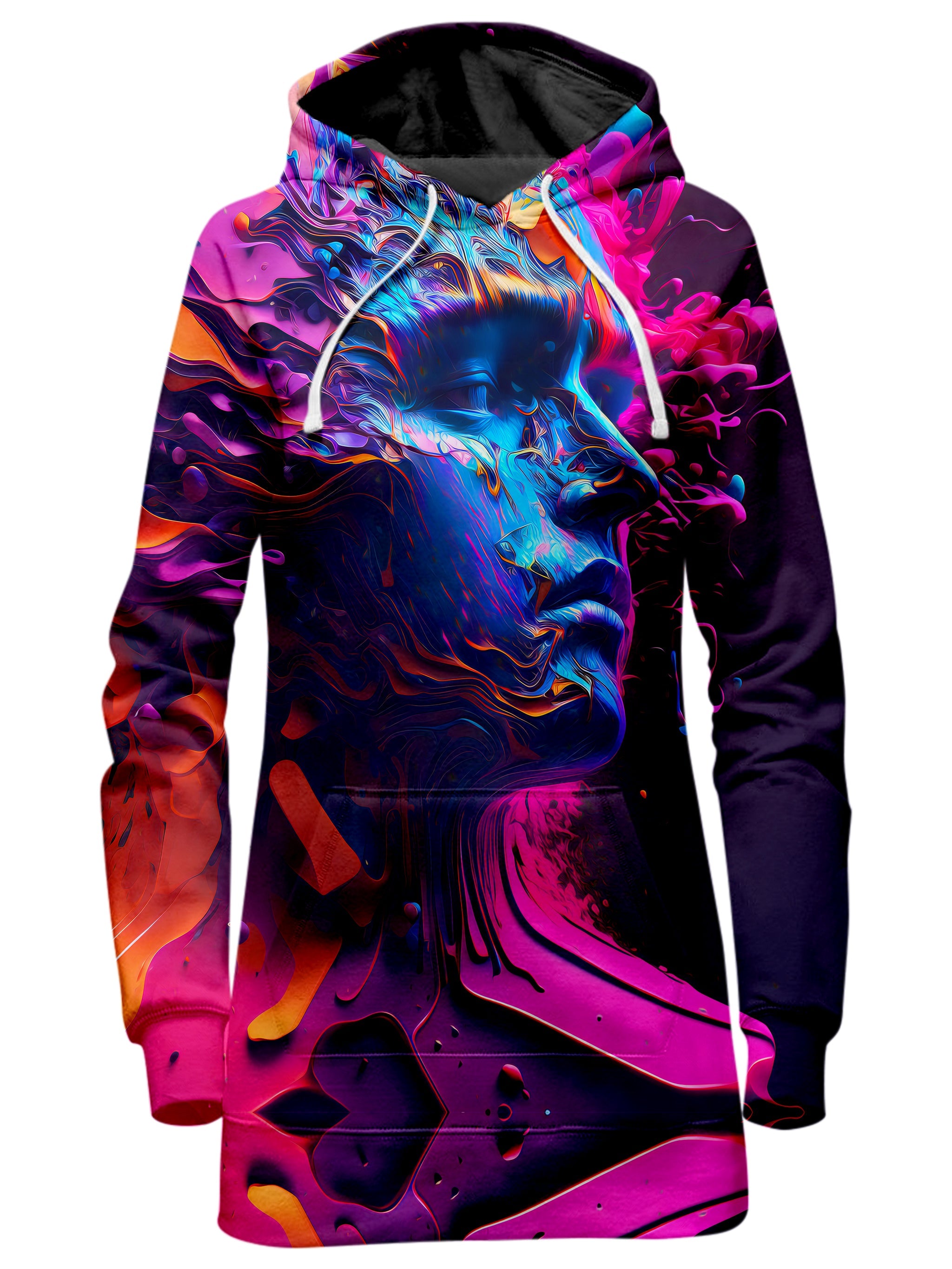 Hollow Existence Hoodie Dress Psychedelic Pourhouse Epic Hoodie